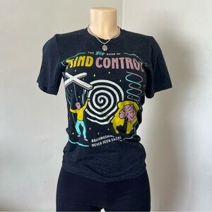 Mind Control Graphic Tee - Charcoal
